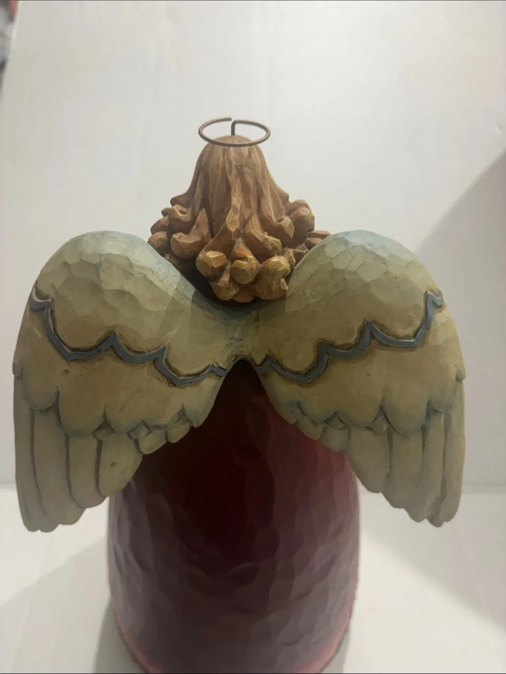 Jim Shore Red Pink Blue Green Holiday Angel Figurine  joy of Christmas morning